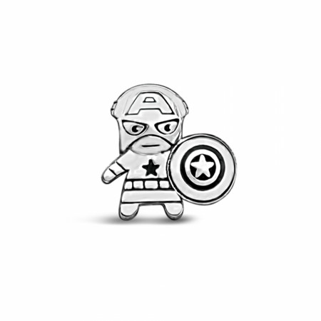 Marvel Avengers Chibi Captain America Character Pendant Bead